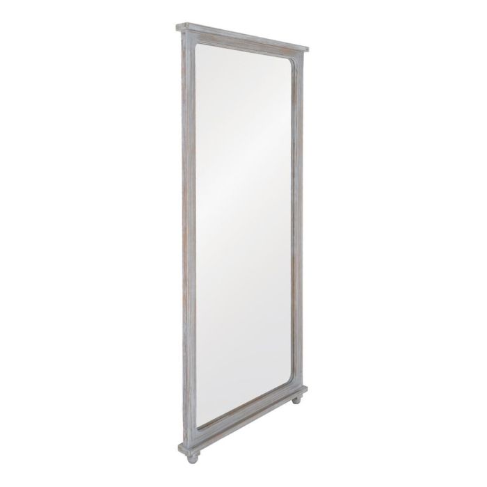 Espejo Gris Madera Paulonia Decoración 80 X 7 X 170 cm