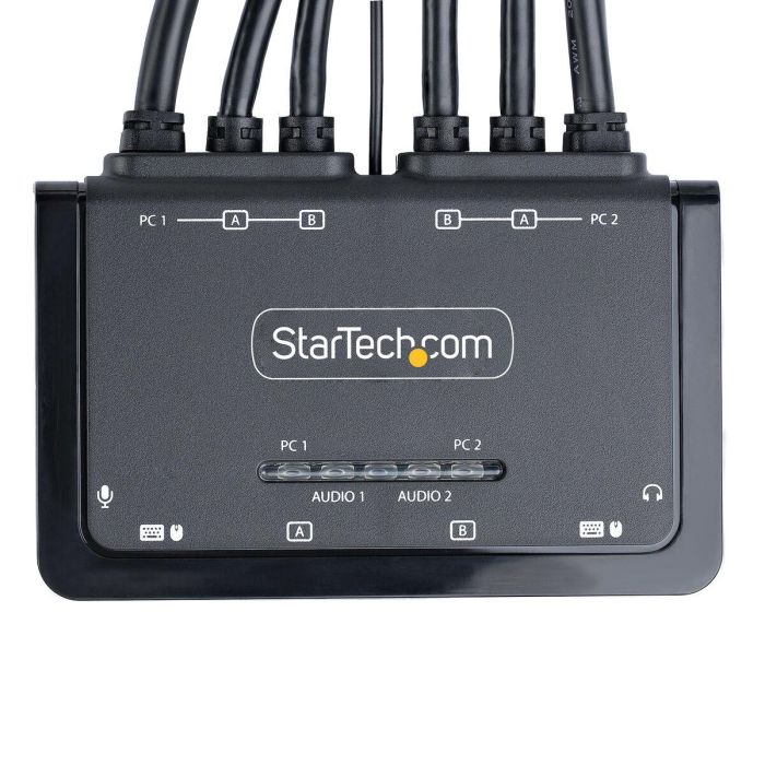 Switch KVM Startech C2-DD46-UA2-CBL-KVM 1,5 m 1 Switch KVM Startech C2-DD46-UA2-CBL-KVM 1,5 m 1