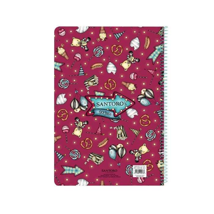 Libreta folio 80 h. tapas duras gorjuss™ fairground "fireworks" 21,5x31x1cm 1 Libreta folio 80 h. tapas duras gorjuss™ fairground "fireworks" 21,5x31x1cm 1