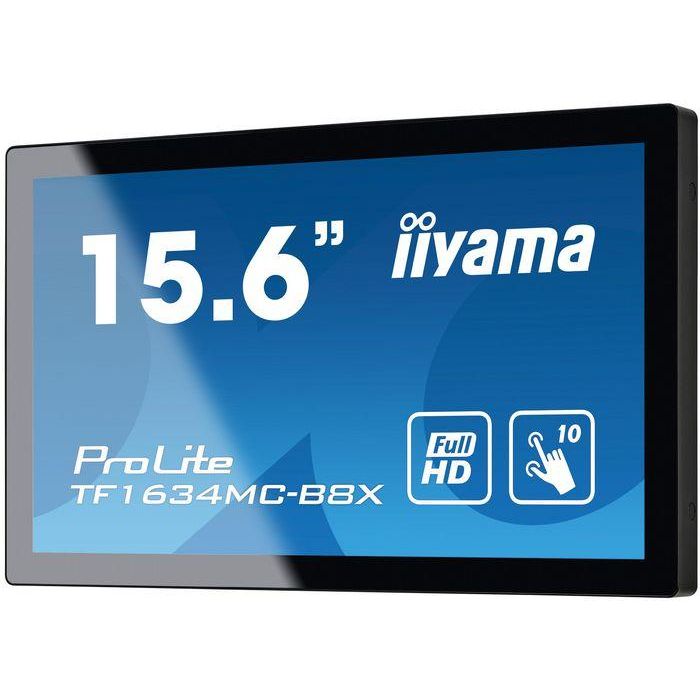 IIYAMA TF1634MC-B8X Monitor Táctil 15.6" Full HD IPS 1920x1080 LED M-Touch HDMI+DP Negro 3 IIYAMA TF1634MC-B8X Monitor Táctil 15.6" Full HD IPS 1920x1080 LED M-Touch HDMI+DP Negro 3