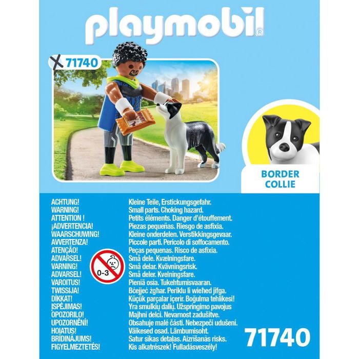 Playmobil Corredor con Border Collie 71740 +4 años 4