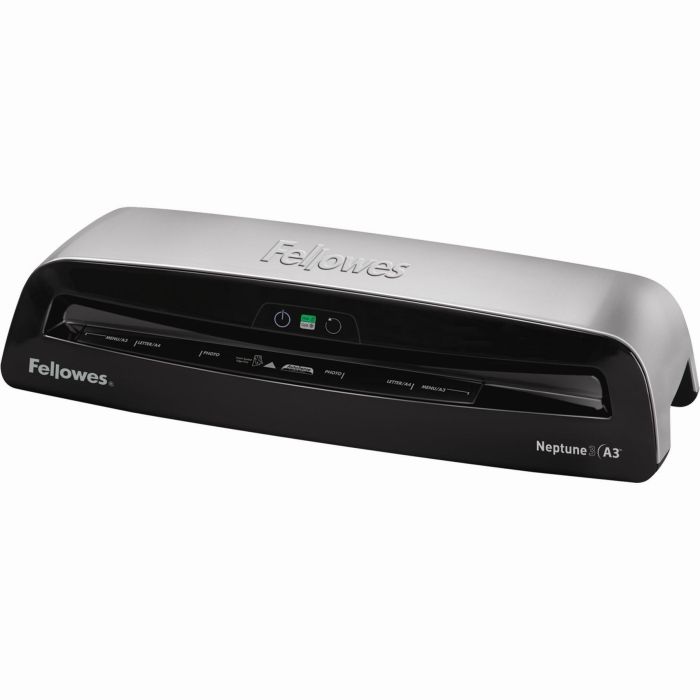 Fellowes Neptune 3 Laminadora A3, 4 rodillos, precalentamiento 1 min, laminación 600 mm/min, hasta 175 micras 0 Fellowes Neptune 3 Laminadora A3, 4 rodillos, precalentamiento 1 min, laminación 600 mm/min, hasta 175 micras 0