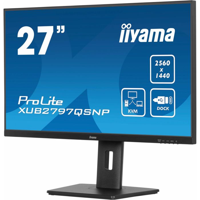Iiyama ProLite XUB2797QSNP-B1 Monitor 27" QHD 2560x1440 IPS 100Hz 1ms Altavoces DisplayPort USB-C Negro 11 Iiyama ProLite XUB2797QSNP-B1 Monitor 27" QHD 2560x1440 IPS 100Hz 1ms Altavoces DisplayPort USB-C Negro 11