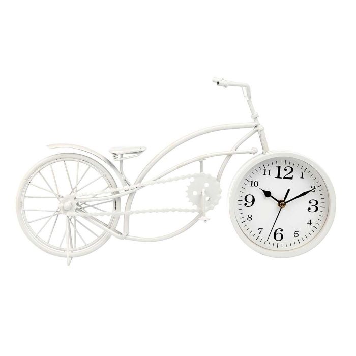 Reloj Forja Bicicleta Blanco 22,5Cm Ancho Giftdecor (4 Unidades) 1 Reloj Forja Bicicleta Blanco 22,5Cm Ancho Giftdecor (4 Unidades) 1