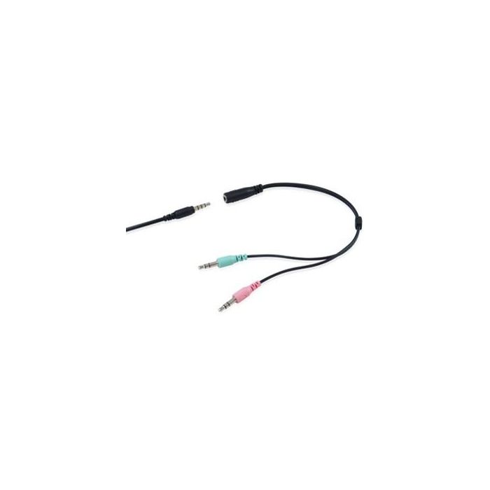 Equip Auriculares Estéreo con Micrófono Flexible, Jack 3.5 mm, Control de Volumen, Negro 1 Equip Auriculares Estéreo con Micrófono Flexible, Jack 3.5 mm, Control de Volumen, Negro 1