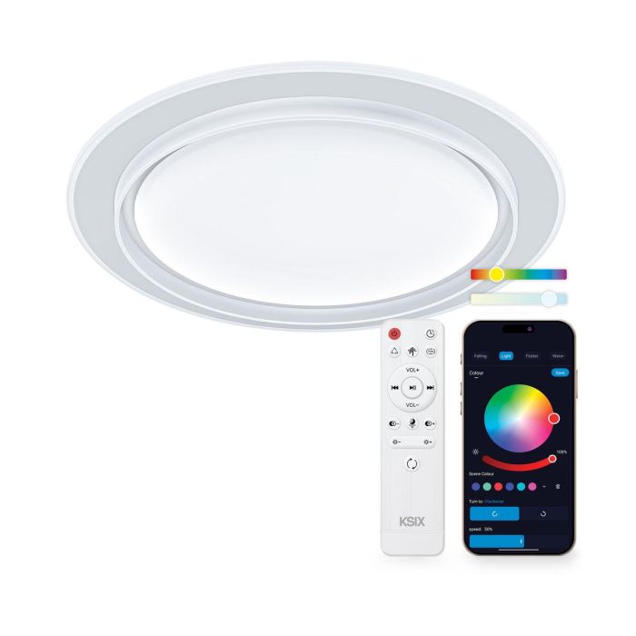 Plafón LED KSIX Sfera (3000k - 6500k) Plafón LED KSIX Sfera (3000k - 6500k)