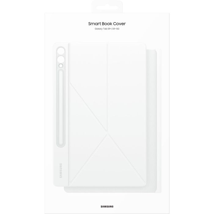 Samsung EF-BX810PWEGWW Smart Book Cover para Galaxy Tab S9+/S9 FE+ 12.4 pulgadas - Funda tipo libro, Blanco