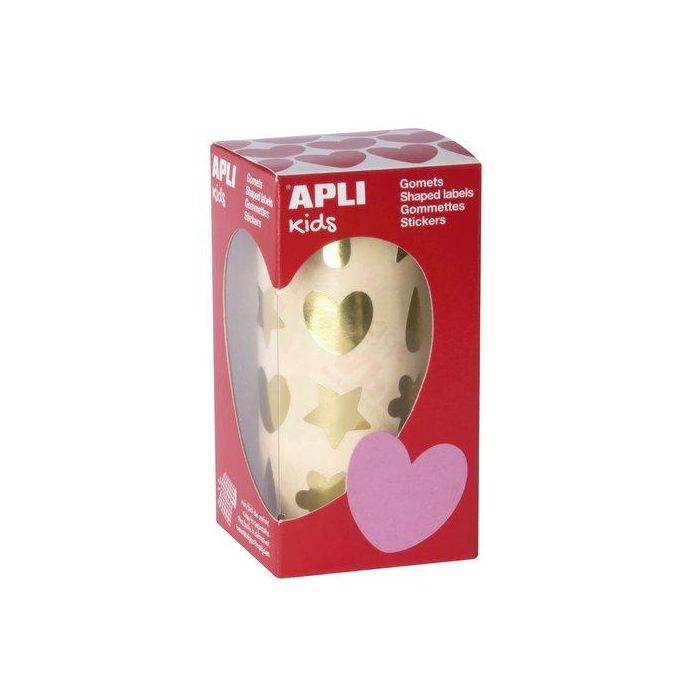 Gomets Apli Rollo 30H Formas En Oro 720 Uds. (17614)