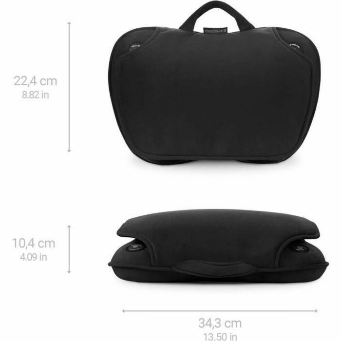 Medisana MC 850 Cojín de Masaje Shiatsu para Hombros, Espalda, Piernas y Cuello con Función Calor y 2 Velocidades 2 Medisana MC 850 Cojín de Masaje Shiatsu para Hombros, Espalda, Piernas y Cuello con Función Calor y 2 Velocidades 2