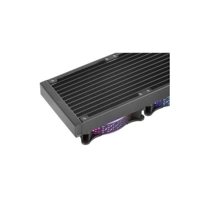 Mars Gaming Refrigeración Líquida ML-LCD360 Negro, AIO ARGB con Pantalla LCD, 3 Ventiladores 120mm FDB, TDP 600W, Radiador 360mm, Compatible Intel y AMD 3