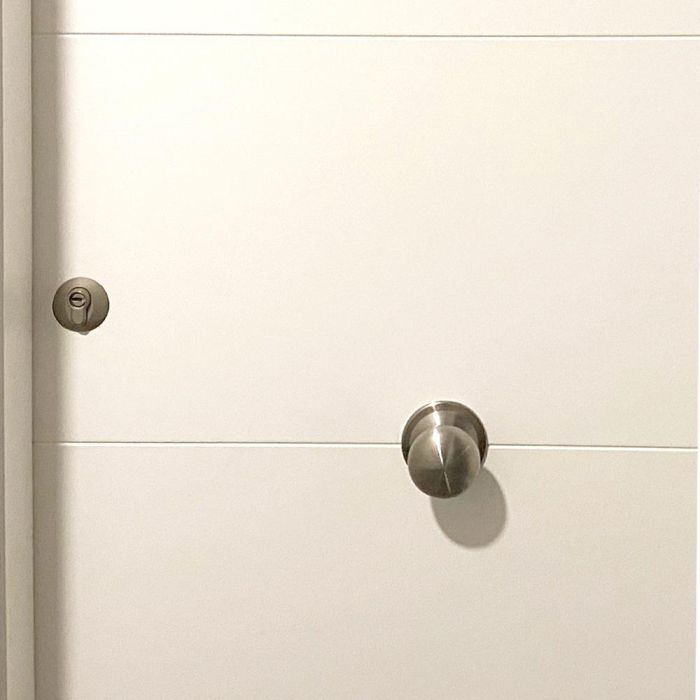 Blister pomo puerta liso pp02 70mm inox. micel 1 Blister pomo puerta liso pp02 70mm inox. micel 1