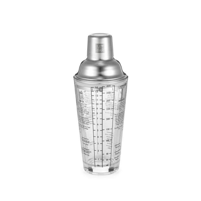 Coctelera de Vidrio con Tapa de Acero 400 ml My Bar - Inde (12 Unidades) 1 Coctelera de Vidrio con Tapa de Acero 400 ml My Bar - Inde (12 Unidades) 1