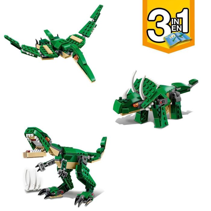 LEGO Creator Dinosaurier 31058 Dinosaurios 3en1 Grandes Juguete de Construcción Multicolor 174 Piezas para Niños y Niñas a partir de 7 Años 10