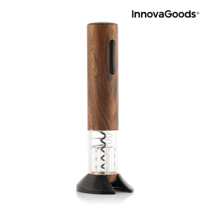 Sacacorchos Automático Recargable Efecto Madera Corkout InnovaGoods 6