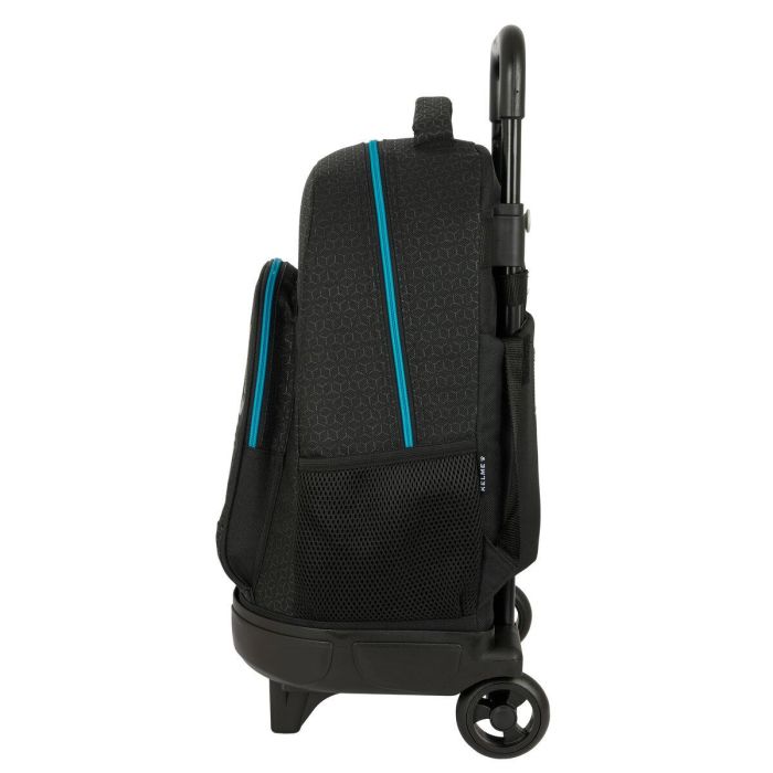 Mochila Escolar con Ruedas Kelme Iron Negro 33 x 45 x 22 cm 2