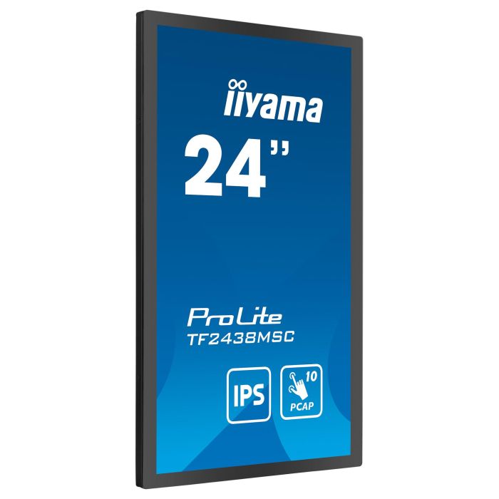 IIYAMA TF2438MSC-B1 60.5cm (23.8") 1920x1080 Full HD LED IPS 5ms 16:9 Táctil 10Ptos Capacitivo 600cd/m² 1000:1 178° Negro IIYAMA TF2438MSC-B1 60.5cm (23.8") 1920x1080 Full HD LED IPS 5ms 16:9 Táctil 10Ptos Capacitivo 600cd/m² 1000:1 178° Negro