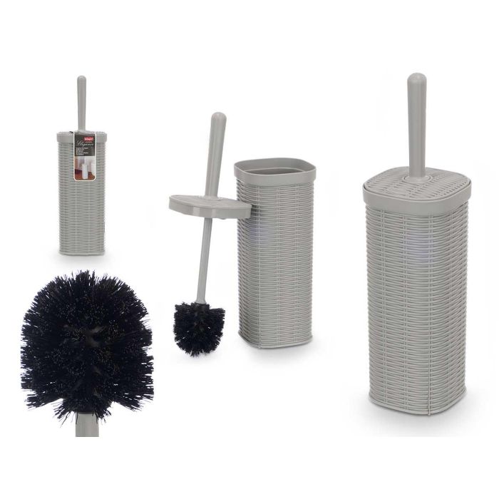 Escobillero Elegance Gris Claro Stefanplast 11X0CM (6 Unidades) Escobillero Elegance Gris Claro Stefanplast 11X0CM (6 Unidades)