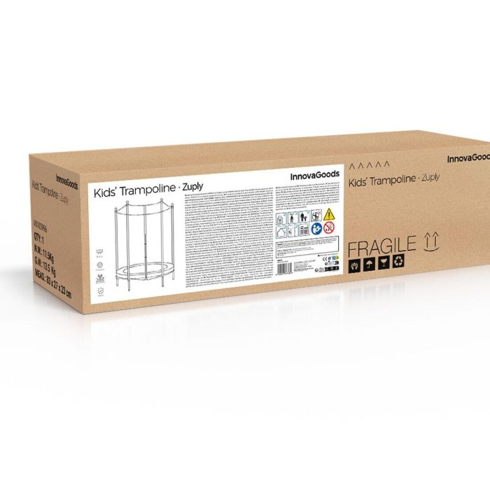 Cama Elástica Infantil con Red de Seguridad Zuply InnovaGoods 1 Cama Elástica Infantil con Red de Seguridad Zuply InnovaGoods 1
