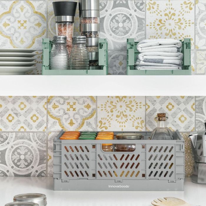 Set de 3 Cajas Organizadoras Plegables y Apilables Boxtor InnovaGoods 8 Set de 3 Cajas Organizadoras Plegables y Apilables Boxtor InnovaGoods 8