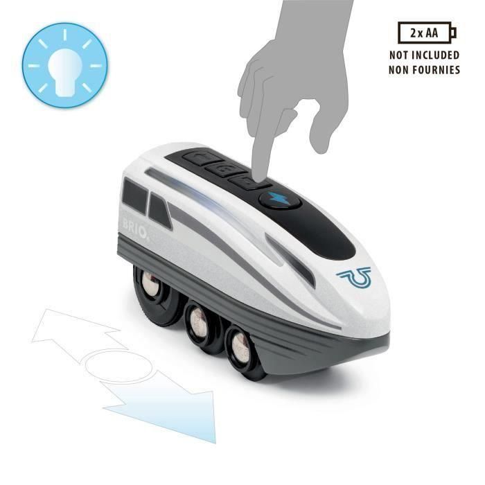 Locomotora de tren eléctrico con baterías súper rápidas -7312350360035 - Brio World 4 Locomotora de tren eléctrico con baterías súper rápidas -7312350360035 - Brio World 4