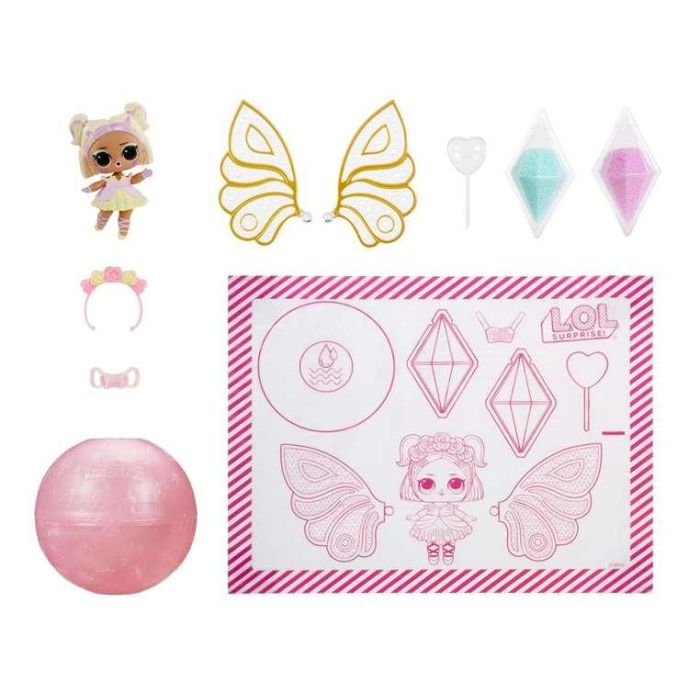 Bola sorpresa l.o.l. surprise fairy tots. diseña las alas de tu hada de 3 colores distintos. 9 cm - modelos surtidos 2 Bola sorpresa l.o.l. surprise fairy tots. diseña las alas de tu hada de 3 colores distintos. 9 cm - modelos surtidos 2