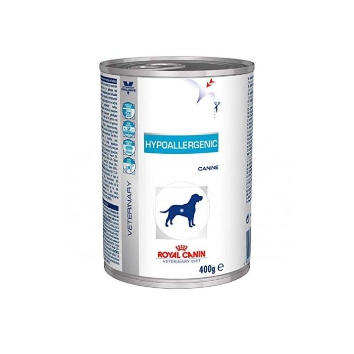 Royal Canin Canine Hypoallergenic Húmedo para Perros Adultos - 12 Latas x 400 gr Royal Canin Canine Hypoallergenic Húmedo para Perros Adultos - 12 Latas x 400 gr