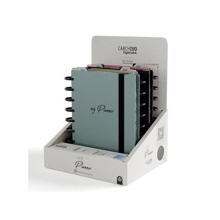 Carchivo MY PLANNER INGENIOX CLASSIC Expositor 240 Páginas Surtidas