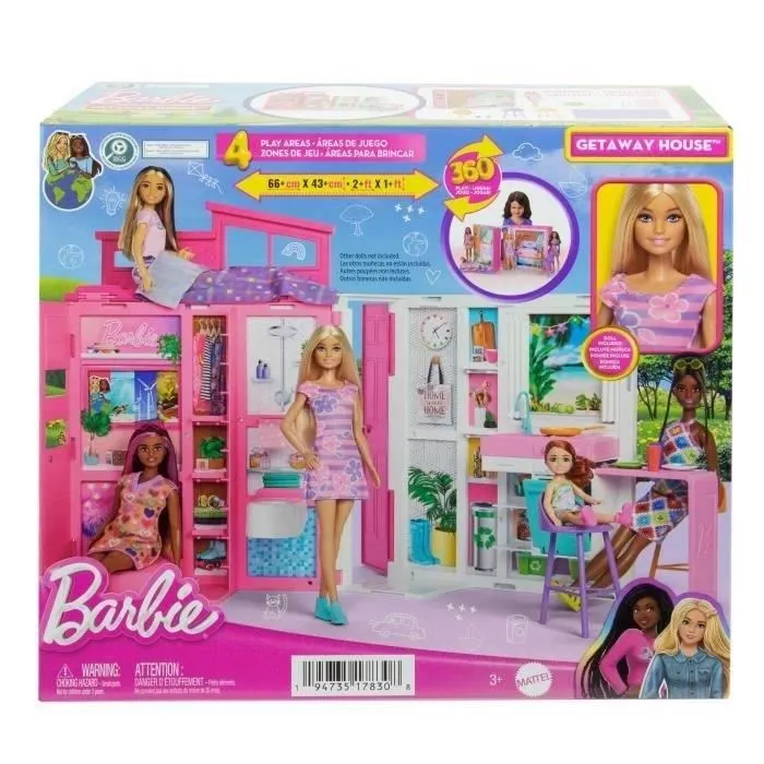 Mattel Apartamento 4 Estancias Barbie 65 Aniversario con Muñeca 1 Mattel Apartamento 4 Estancias Barbie 65 Aniversario con Muñeca 1