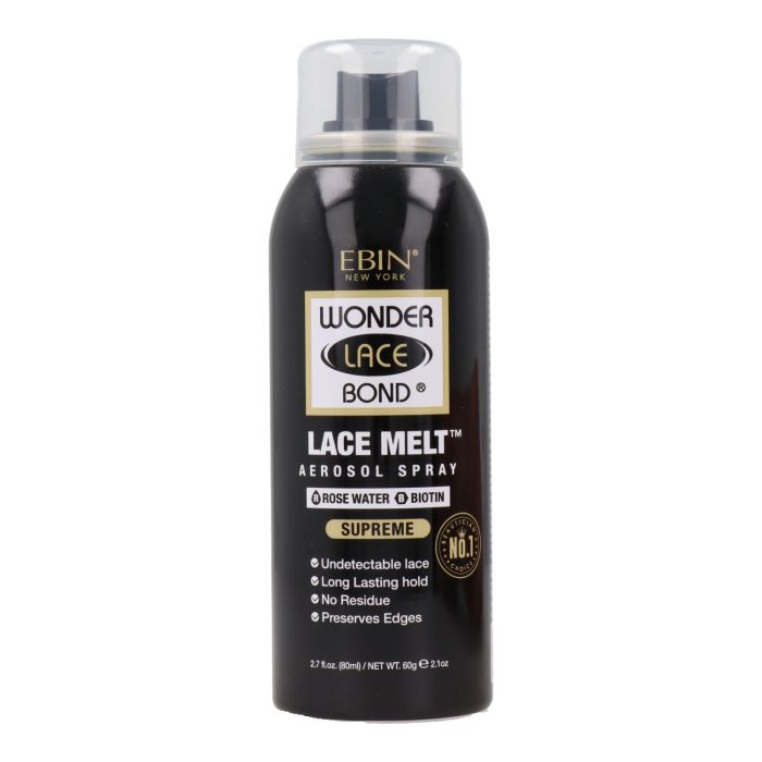 Ebin New York Wonder Lace Melt Aerosol Spray removedor agua de rosas 80 ml