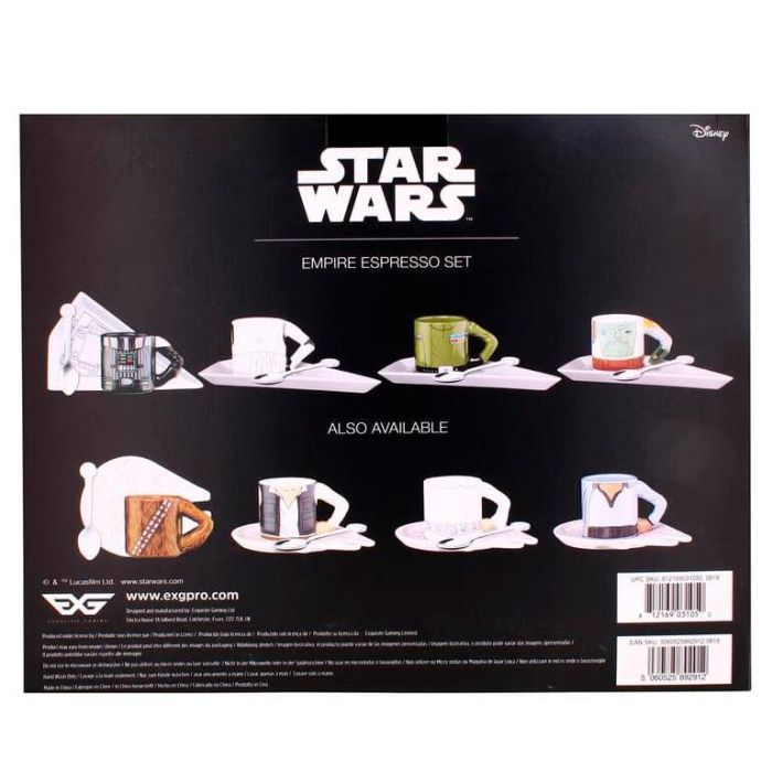 Set tazas Espresso Empire Star Wars 5 Set tazas Espresso Empire Star Wars 5