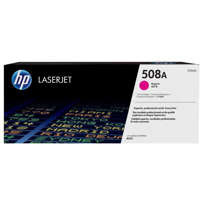 HP Laserjet M553 Toner 508A Magenta 5.000 paginas estandard HP Laserjet M553 Toner 508A Magenta 5.000 paginas estandard