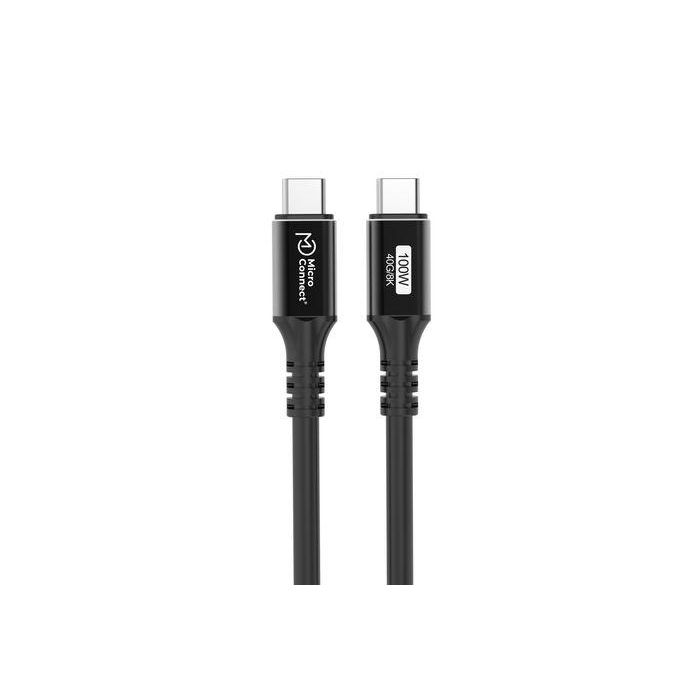 MicroConnect Cable USB-C a USB-C 3m 100W 40Gbps USB4 Gen 3x2 Premium