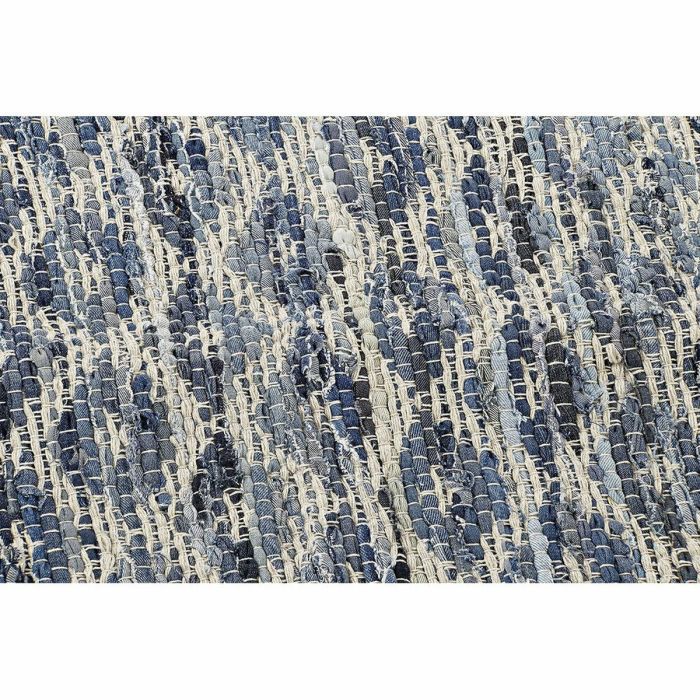 Alfombra Boho DKD Home Decor Azul Blanco 180 x 1 x 120 cm 3 Alfombra Boho DKD Home Decor Azul Blanco 180 x 1 x 120 cm 3