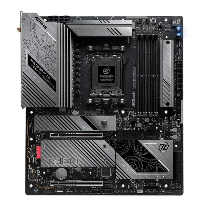 ASRock 90-MXBPA0-A0UAYZ Placa Base AMD X870 Socket AM5 ATX DDR5 Wi-Fi 7 1