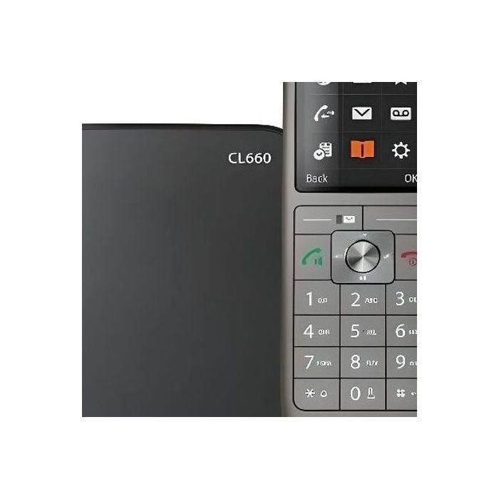 Teléfono fijo GIGASET CL 660 Antracita 1 Teléfono fijo GIGASET CL 660 Antracita 1