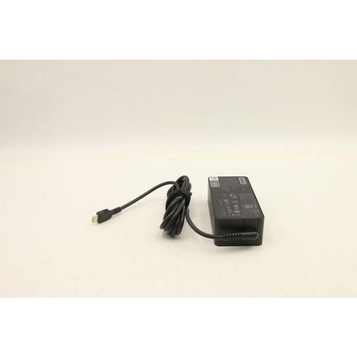 Lenovo 65W AC power adapter with multiple output voltages (20V, 15V, 9V, 5V), designed for Lenovo laptops, compact and portable. 2 Lenovo 65W AC power adapter with multiple output voltages (20V, 15V, 9V, 5V), designed for Lenovo laptops, compact and portable. 2