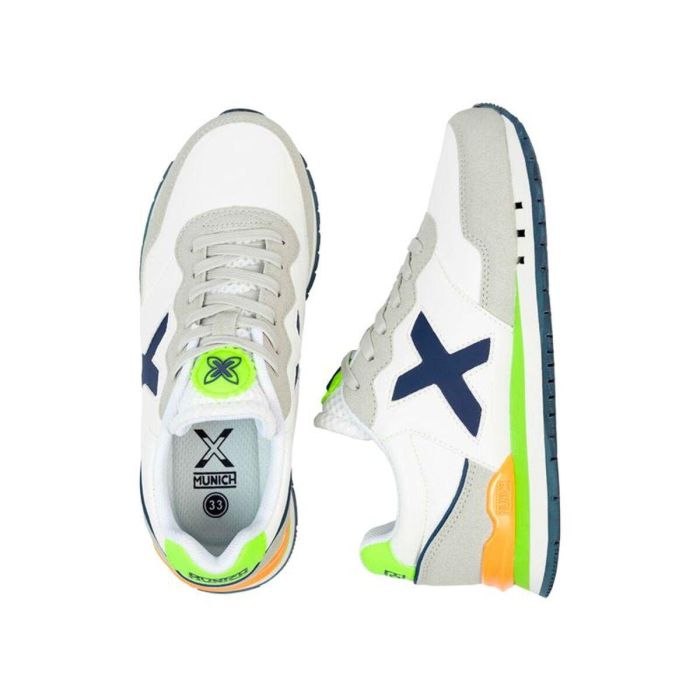 Zapatillas Deportivas Infantiles Munich Dash Kid 165 Blanco 13-14 Años 1