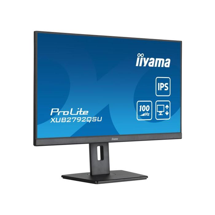 Iiyama ProLite XUB2792QSU-B6 Monitor PC 27" 2560 x 1440 Full HD LED Negro 0.4ms 100Hz IPS AMD FreeSync 3