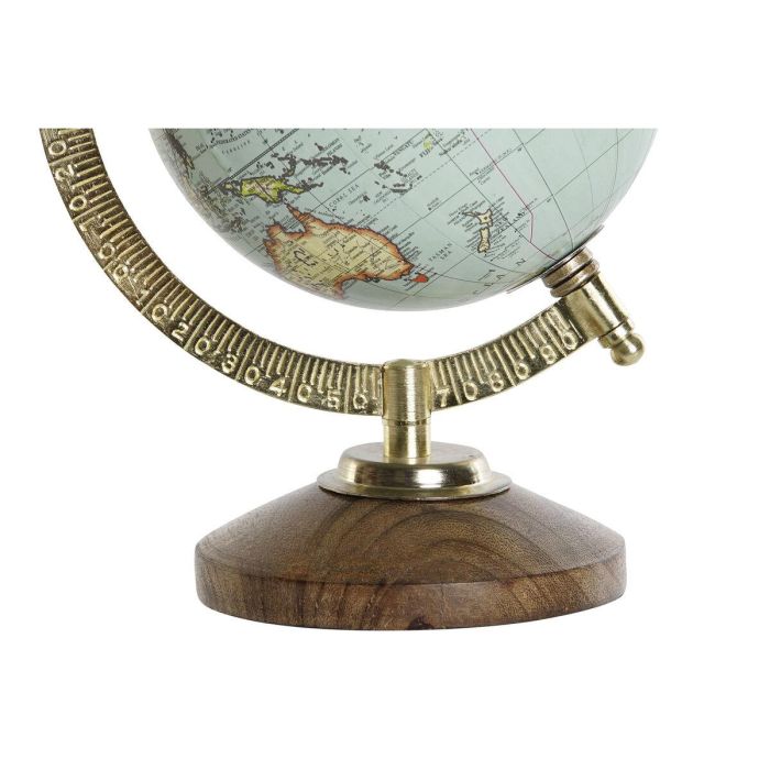 DKD Home Decor Globo Terráqueo Vintage Fabricado en PVC y Metal, Tonos Marrón, Dorado y Azul, Medidas 12x21x16 cm 1 DKD Home Decor Globo Terráqueo Vintage Fabricado en PVC y Metal, Tonos Marrón, Dorado y Azul, Medidas 12x21x16 cm 1