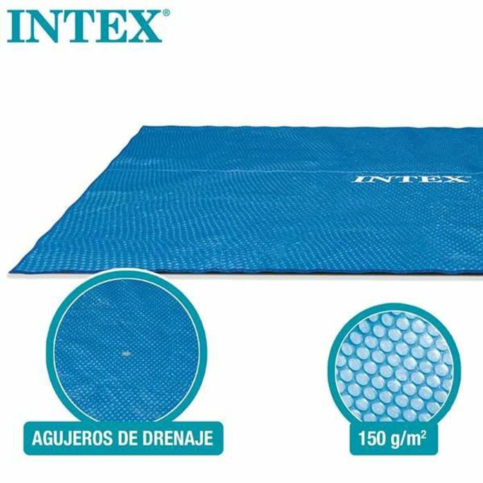 Cubrepiscinas Intex Frame Solar Rectangular 378 x 186 cm 6