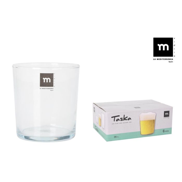 Set de 6 Vasos Pinta 360 cc Taska - La Mediterranea (8 Cajas) Set de 6 Vasos Pinta 360 cc Taska - La Mediterranea (8 Cajas)