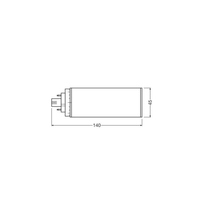 [LVE-4058075822313] Lámpara LED Ledvance/DULUX GX24q 3 10W 1100Lm 4000K 120º IP20 1
