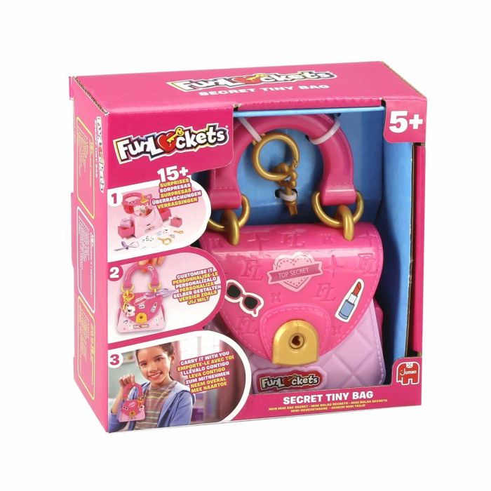 Funlockets Minibolso Secreto S22240FR1 - Rosa, Morado, Dorado 10
