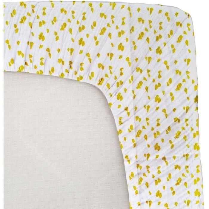 Sábana bajera de punto - DOMIVA - Savannah - 60 x 120 cm - Algodón elástico - oeKO-TEX 1