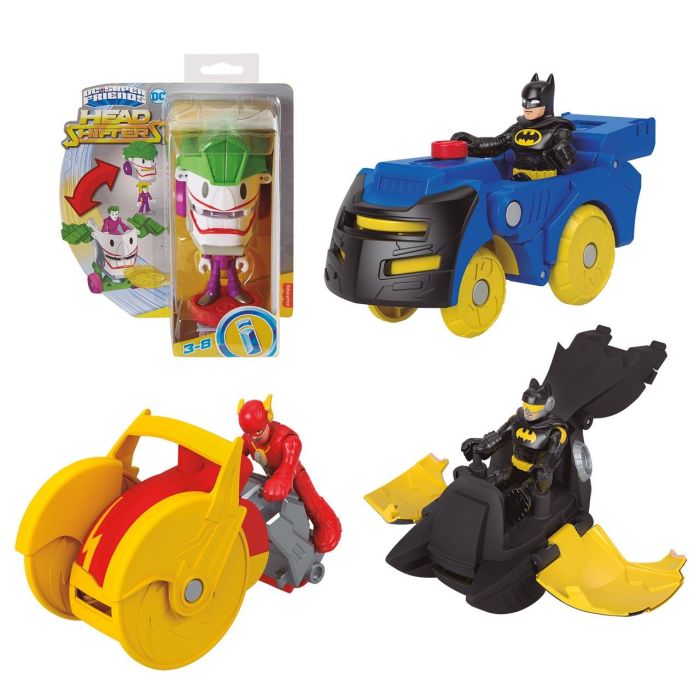 Imaginext HGX78 DC Super Friends Vehiculo Head Shifters Figura Batman Mattel 0 Imaginext HGX78 DC Super Friends Vehiculo Head Shifters Figura Batman Mattel 0