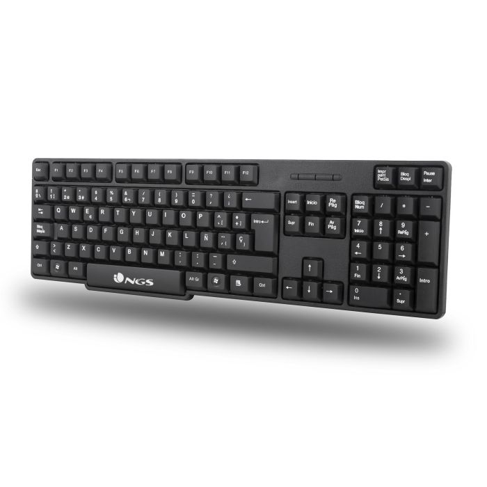 Teclado y Ratón NGS EUPHORIA KIT Negro Qwerty Español Inalámbrico 3 Teclado y Ratón NGS EUPHORIA KIT Negro Qwerty Español Inalámbrico 3