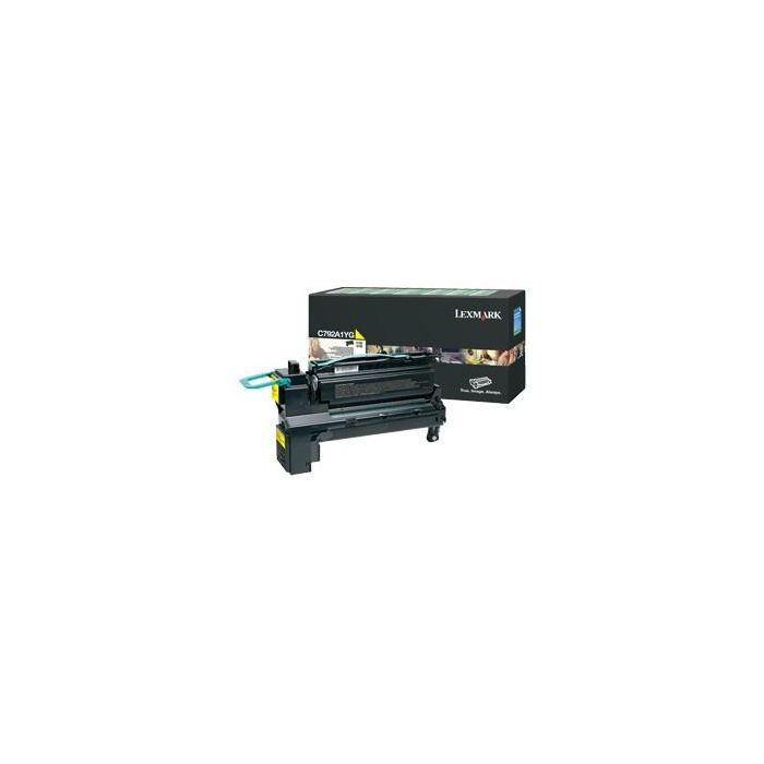 Lexmark C792/X792 Tóner Amarillo Rendimiento Aproximado 6000 Páginas