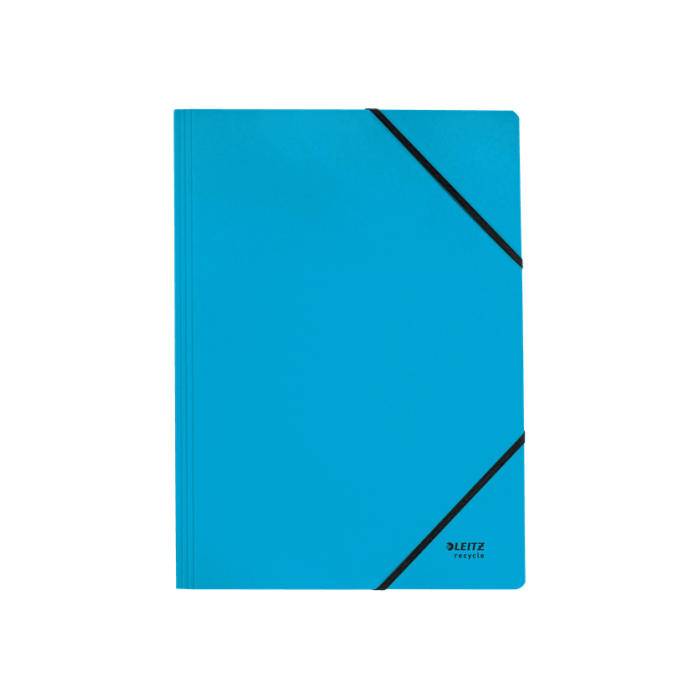 Leitz Carpeta Recycle con Gomas DIN A4, Cartón Reciclable 100% Color Azul 0 Leitz Carpeta Recycle con Gomas DIN A4, Cartón Reciclable 100% Color Azul 0