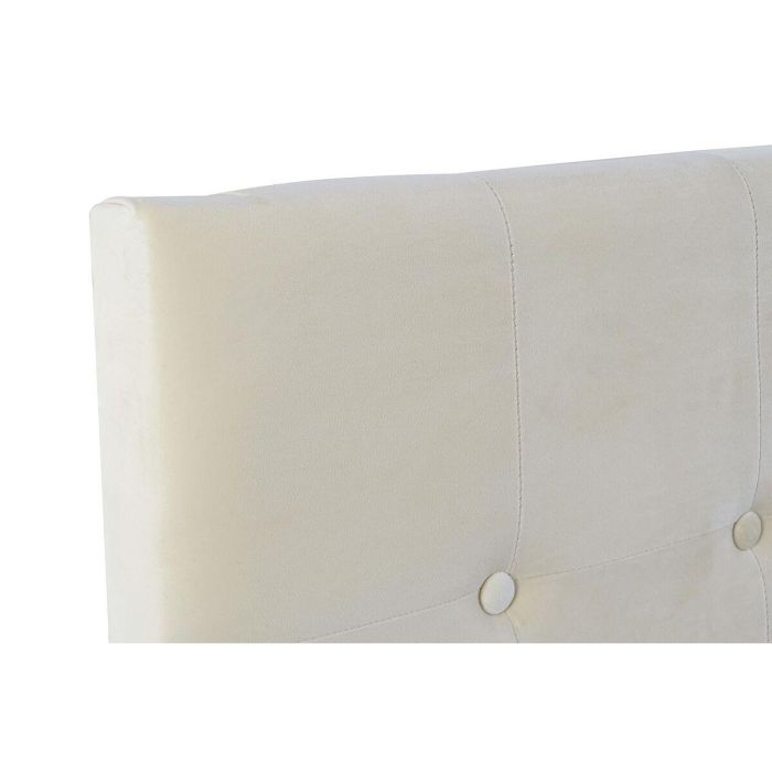DKD Home Decor Cabecero de Cama Glam de Poliéster y MDF Crema 159x119x8 cm 4 DKD Home Decor Cabecero de Cama Glam de Poliéster y MDF Crema 159x119x8 cm 4