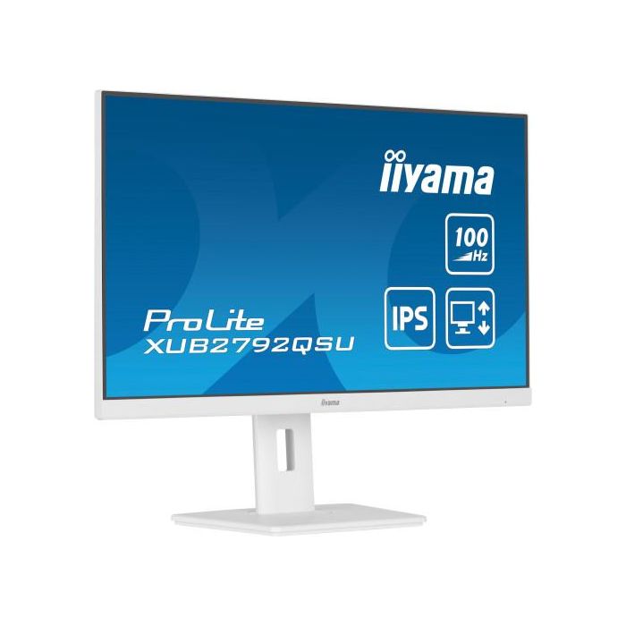 Iiyama Monitor XUB2792QSU-W6 27" WQHD (2560x1440) 100Hz IPS Blanco 3